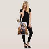 Tote Bag Pumpkin Halloween Séris 7 21 (Op model)