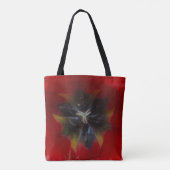 Tote Bag Rood & Zwart (Achterkant)