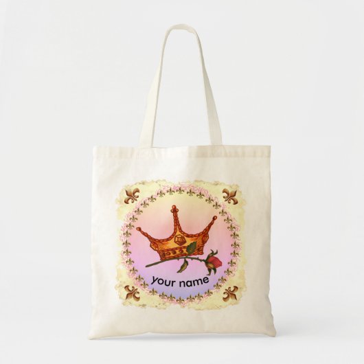 Tote bag Rose Crown (Voorkant)
