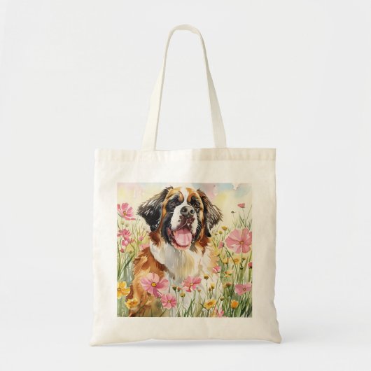 Tote Bag – Saint Bernard Canvas Tas (Voorkant)