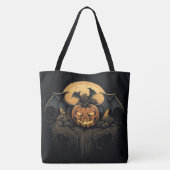 Tote Bag Schaduwen van de volle maan (Achterkant)