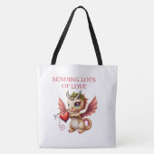 Tote Bag Sending Lots of Love (Voorkant)