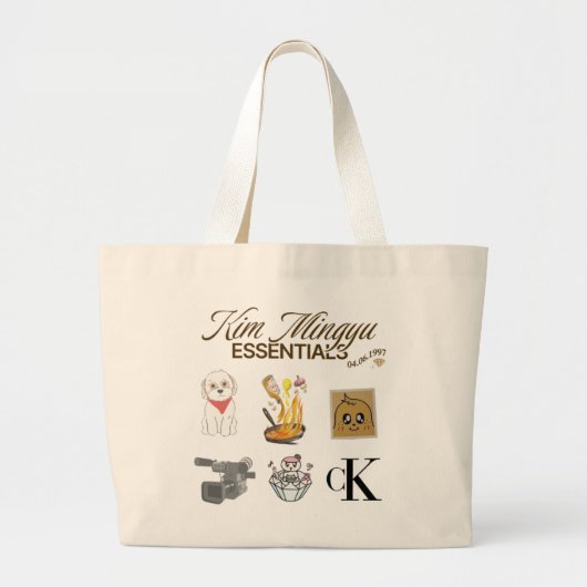 Tote Bag Seventeen Mingyu - Kpop merch (Voorkant)