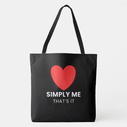 Tote Bag Simply me That’s it (Voorkant)