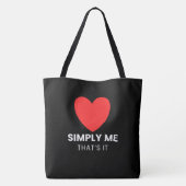 Tote Bag Simply me That’s it (Achterkant)