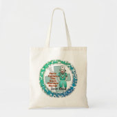 Tote bag Sock Monkey Nurse (Voorkant)