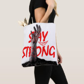 Tote Bag : Stay Strong Motivational Quote Design  (Dichtbij)