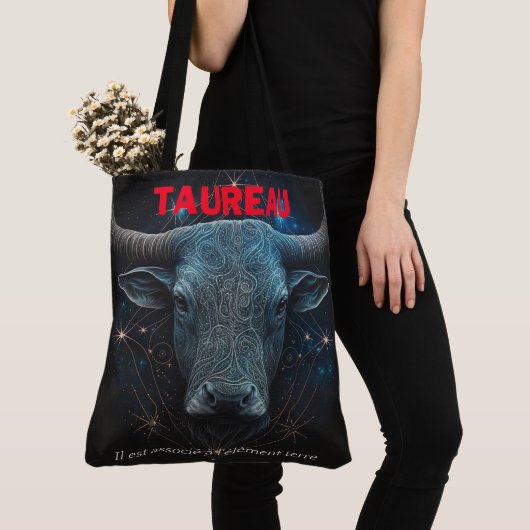 Tote Bag Stier (Dichtbij)