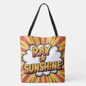 Tote Bag Straal Zonneschijn (Achterkant)