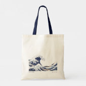 Tote Bag The Great Wave at Kanagaw by Hokusai (Achterkant)