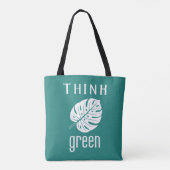 Tote bag THINK GREEN (Achterkant)