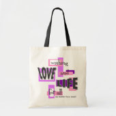 Tote bag to share your pro-life beliefs. (Voorkant)