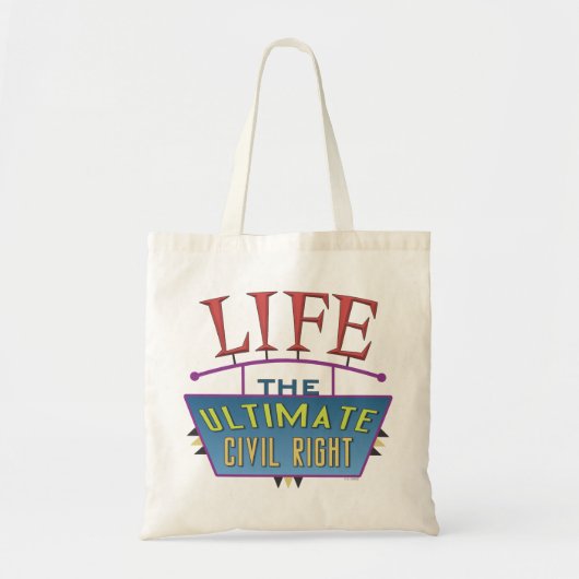 Tote bag to share your pro-life beliefs. (Voorkant)