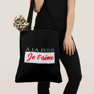 Tote Bag Tot verliefd Ik hou van jou