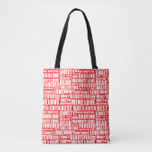 Tote Bag Valentines Day (Voorkant)