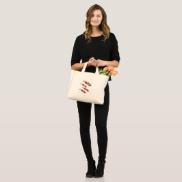 Tote Bag / Viool met Roos