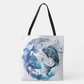 Tote Bag Vissen (Voorkant)