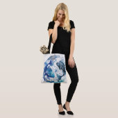 Tote Bag Vissen (Op model)