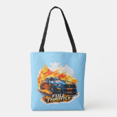 🏁🔥 Tote Bag Vol Gas 👜🚗 (Achterkant)