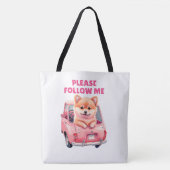 Tote Bag Volg mij  (Voorkant)