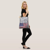 Tote Bag – Vrijheid Werk (Op model)