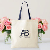 tote bag wedding elegant minimalist simple