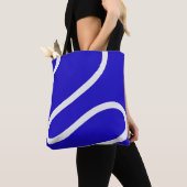 Tote Bag – White Lines on Blue (Dichtbij)
