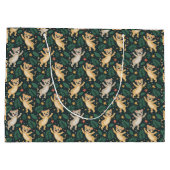 Tote bag with a playful pattern groot cadeauzakje (Achterkant)