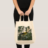 Tote Bag with Goldfinch /Cabbage with Fall Leaf  (Voorkant (product))