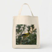 Tote Bag with Goldfinch /Cabbage with Fall Leaf  (Voorkant)