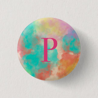 Tote bag with letter "P" Ronde Button 3,2 Cm