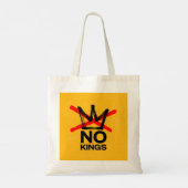 Tote Bag with logo and No Kings (Achterkant)