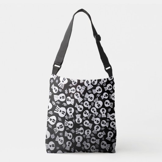Tote bag with skulls (Voorkant)