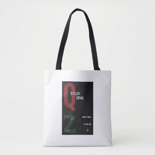 Tote Bag with typography (Voorkant)