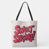 Tote Bag Zoet & sterk (Achterkant)