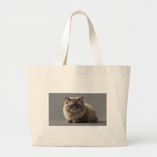 Tote Bags kat voor moeder Grote Tote Bag (Voorkant)