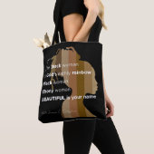 Tote "Ebony Woman" Bag (Dichtbij)