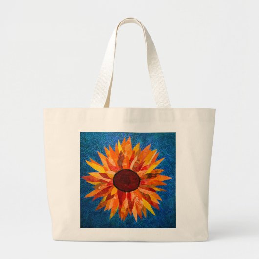 Tote Flower Power Grote Tote Bag (Voorkant)