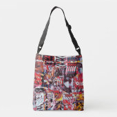 Tote – Gefragmenteerde pols Crossbody Tas (Achterkant)