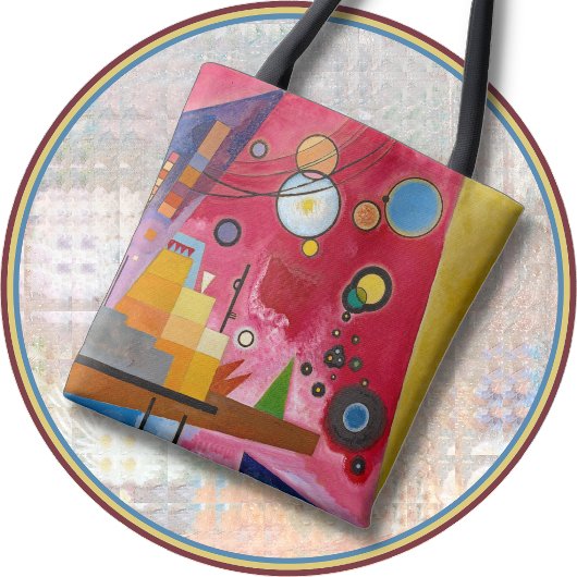 TOTE - "Heavy Red" - Abstract Kunst Beeld - Kandin Bag