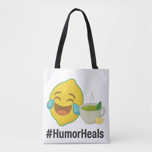 Tote Humor Heals LemonHead Bag (Voorkant)