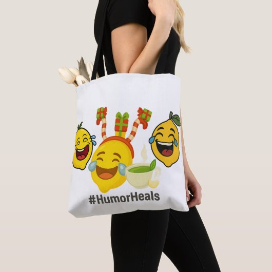 Tote Humor Heals LemonHead Tote Bag (Dichtbij)