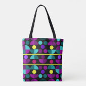 Tote met halve cirkels overal bag (Achterkant)