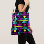 Tote met halve cirkels overal bag (Dichtbij)