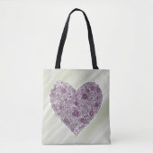 Tote met Hart van Bloemen Bag (Voorkant)