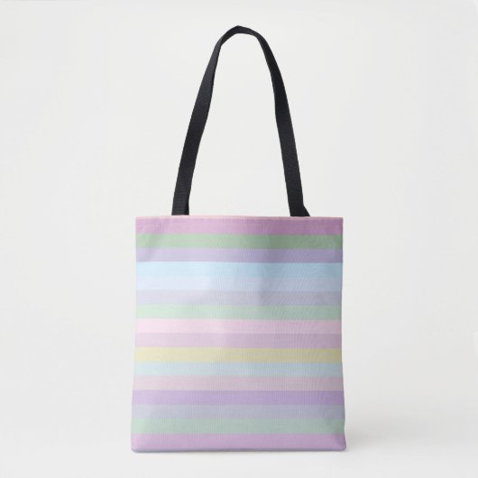 Tote met strepen overal bag (Voorkant)