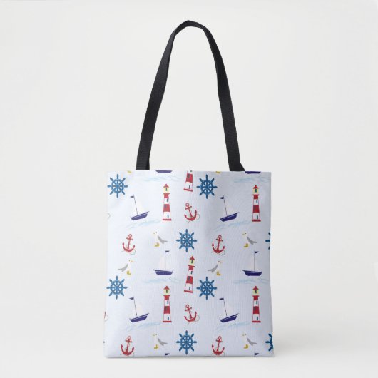 Tote strandtas - Nautilus Bag (Voorkant)