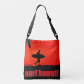 Tote surf hawaï crossbody tas (Achterkant)