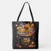 Tote Tas Betoverde Halloween Snoepjes (Voorkant)