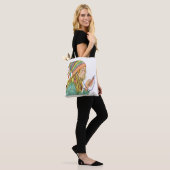 Tote Tas Boho Hoed Meisje (Op model)